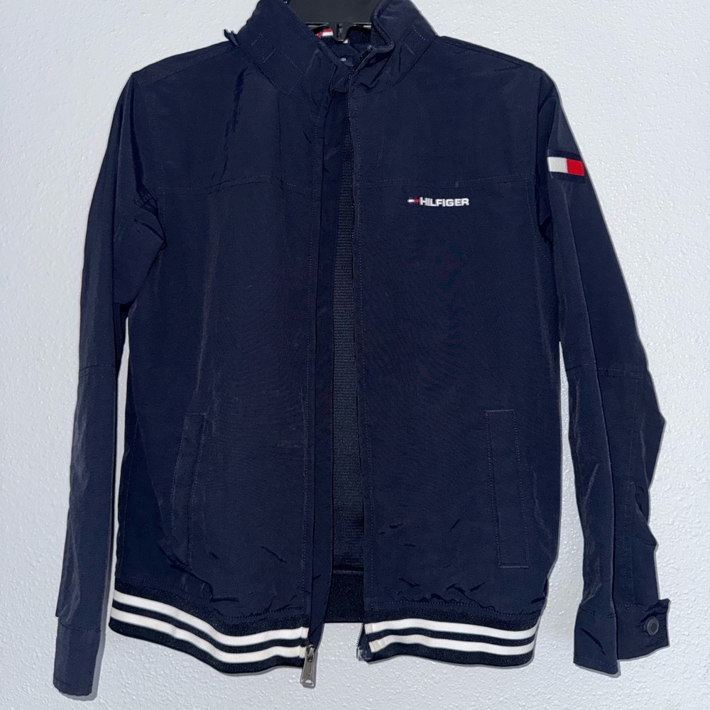 Tommy Hilfiger Men's Dark Blue Windbreaker